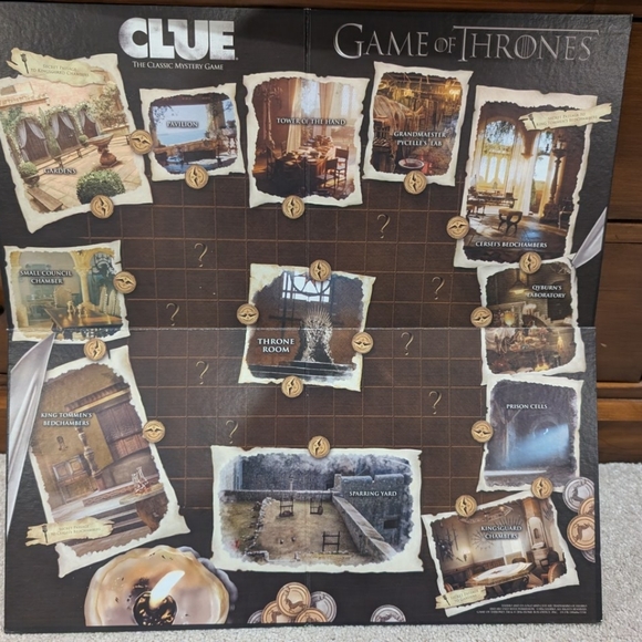 Game of Thrones Clue Board Game by Hasbro - Picture 7 of 8